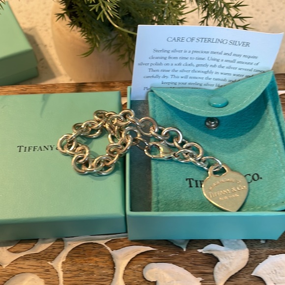 💙RTT Heart Tag Bracelet Sterling Silver excellent💙 - Picture 6 of 11